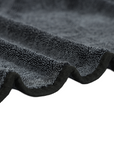 Dark gray plush terry cloth towel in Detailer Car Cleaning Set