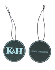 Dark green K&H car air freshener tag in The Detailer Car Cleaning Set