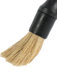 Black-handled detail brush with tan bristles in The Detailer Car Cleaning Set