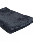Dark gray microfiber detailing towel with plush dense texture in The Detailer Set